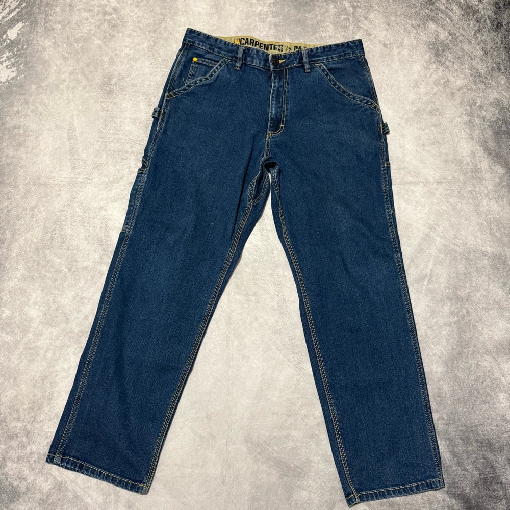 Men's Blue Carpenter by CAT workwear jeans